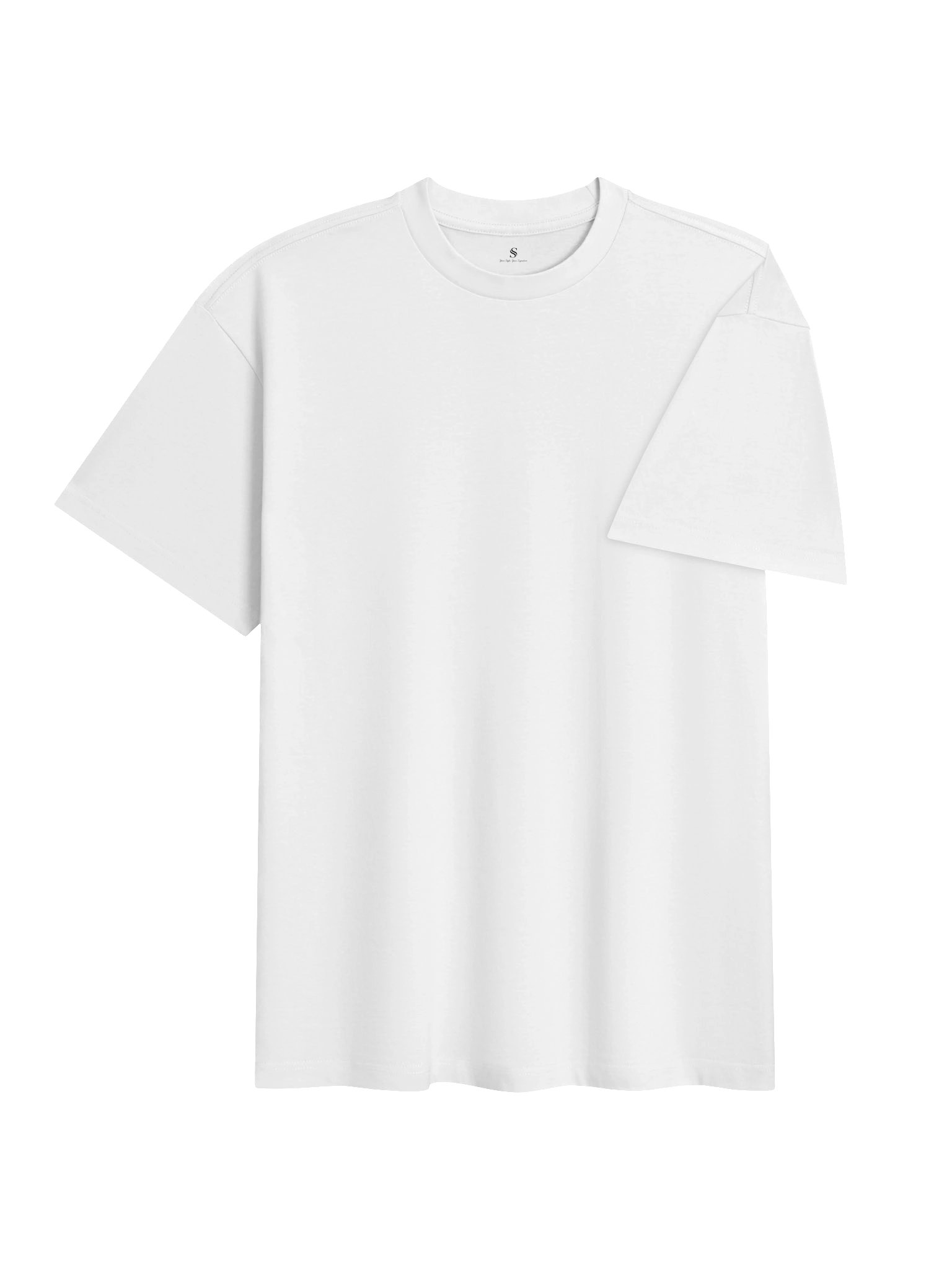 Signature Ink Black Oversized Box Tee product image (8)