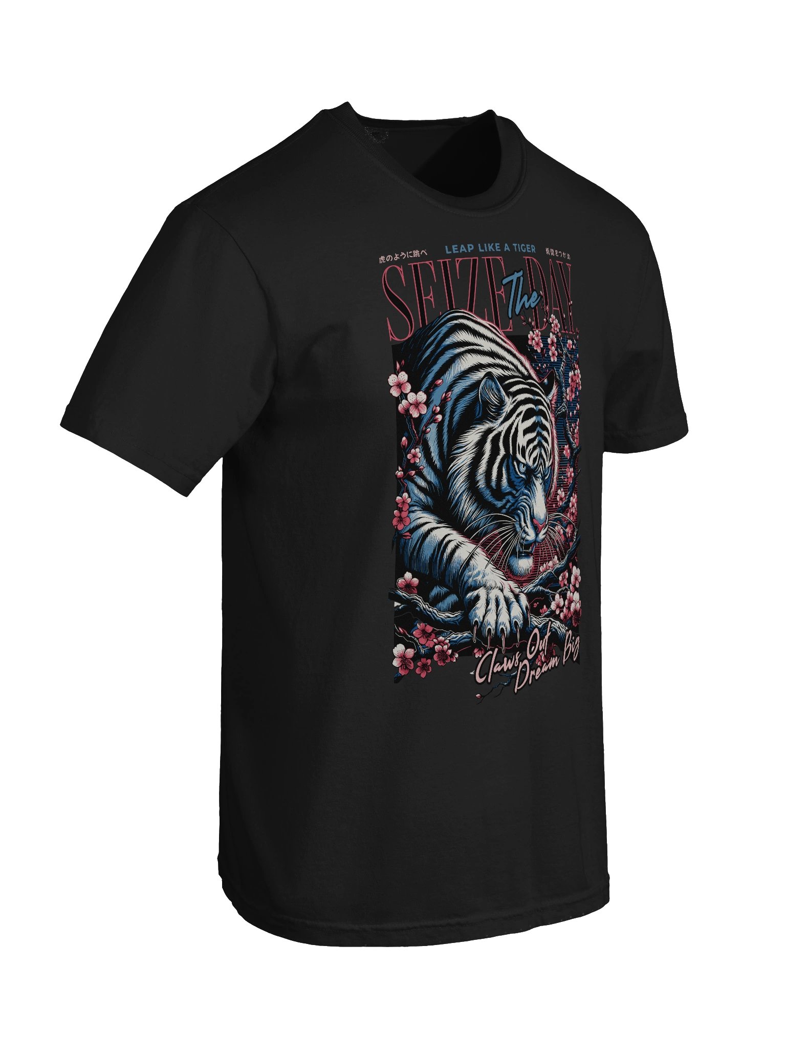 Stand Out with Our Eye-Catching Tiger Graphic T-Shirt Design product image (8)