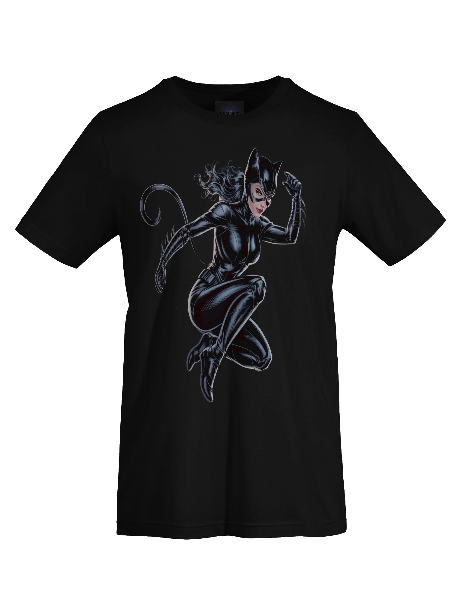Feline Fury: Catwoman's Lethal Leap T-Shirt product image (1)