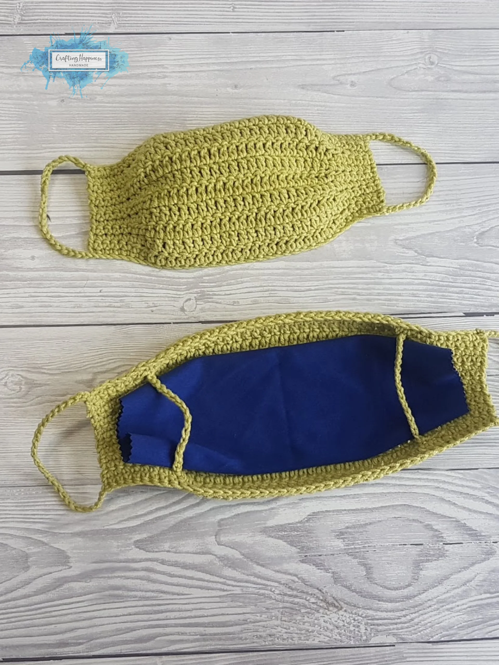Crochet Face Mask Pattern With Filter | Adult & Child Sizes (PDF Pattern) product image (4)