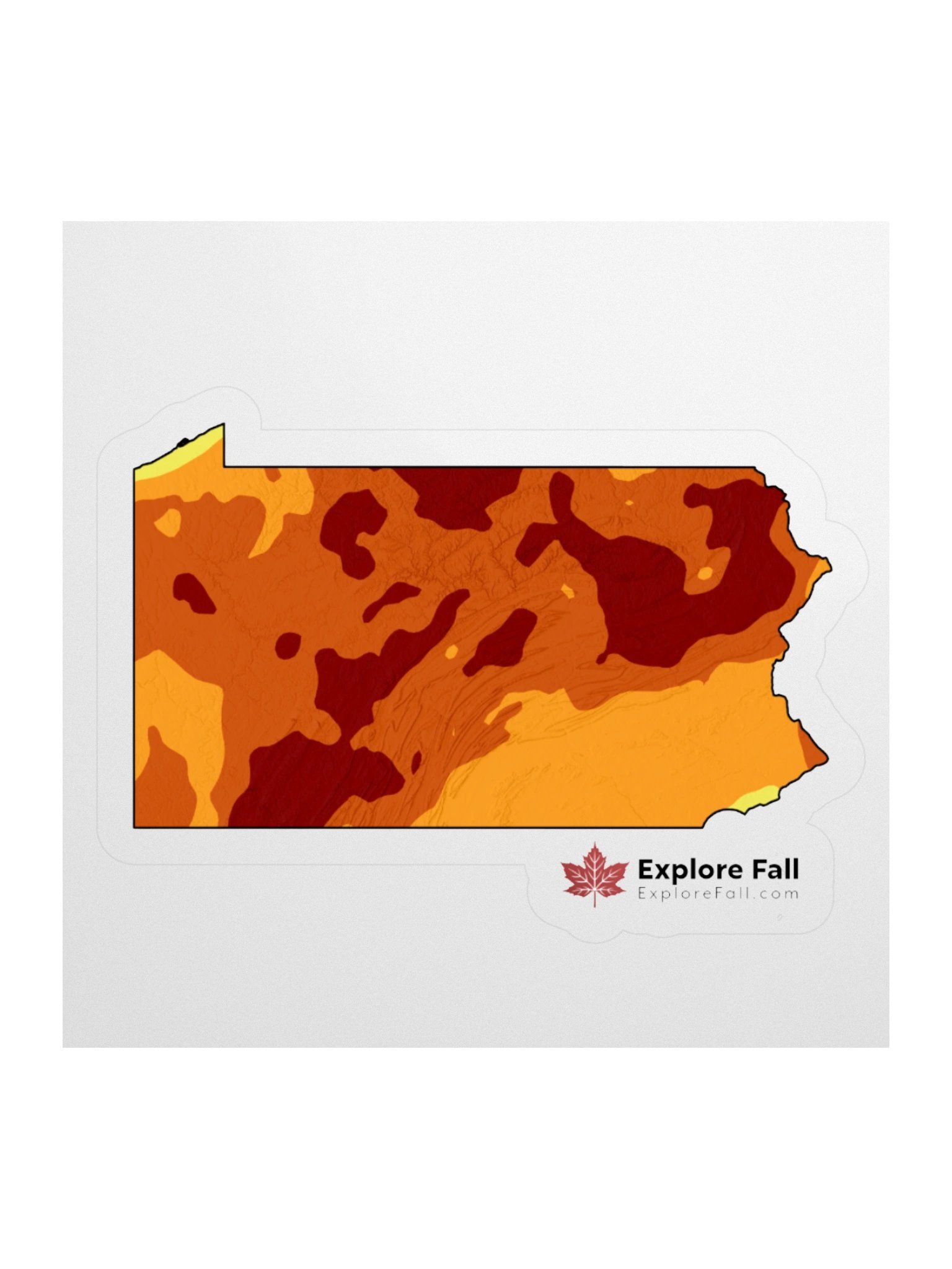 Pennsylvania Peak Fall Color Sticker product image (2)