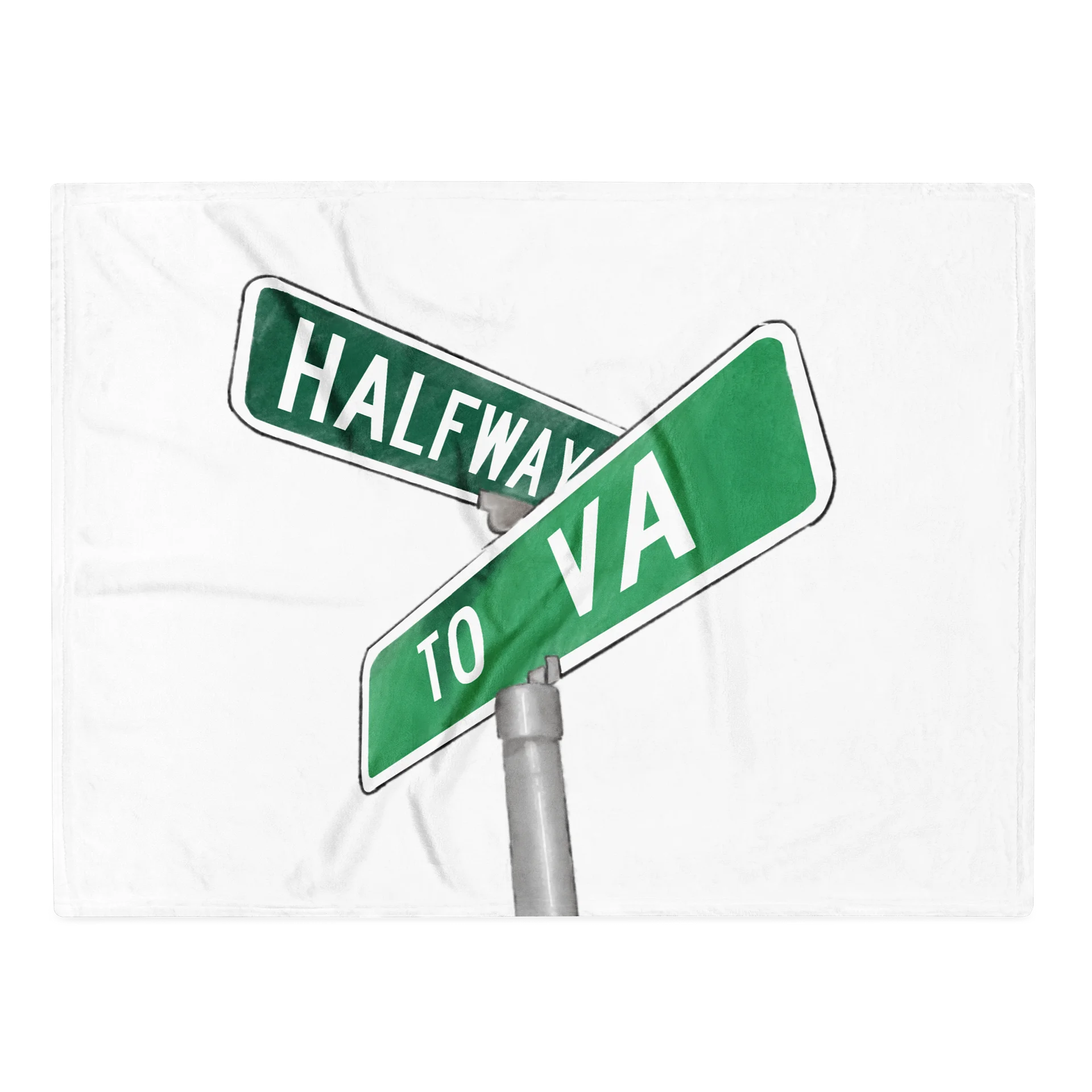 Halfway To VA Throw Blanket product image (2)