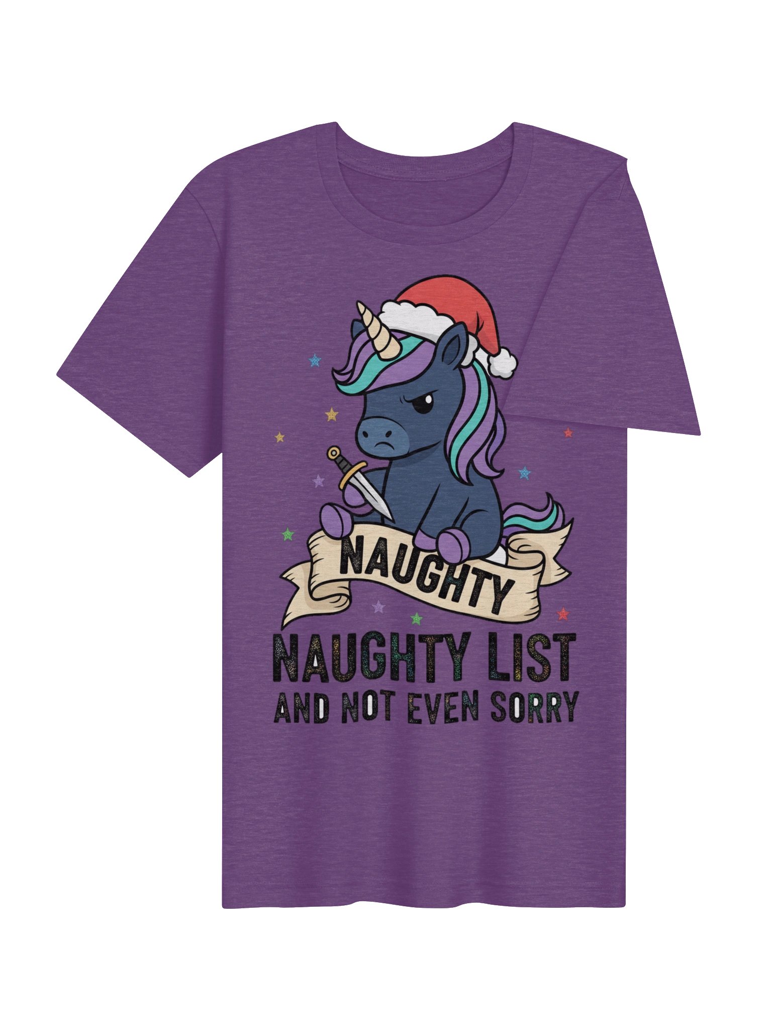 Naughty List and Not Even Sorry Tee product image (4)