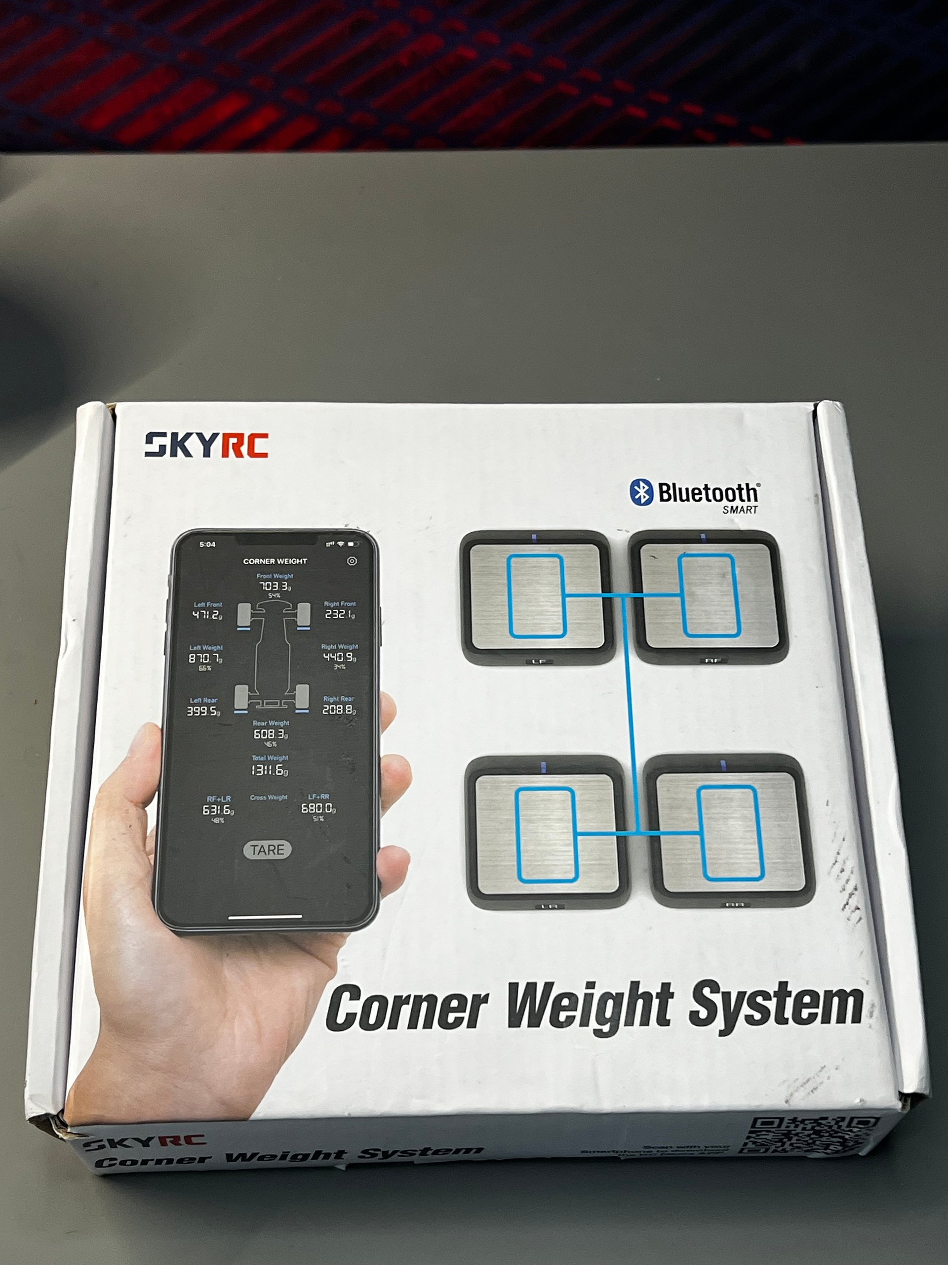 SKYRC Bluetooth Corner Weight System — Like New / Used Twice product image (1)
