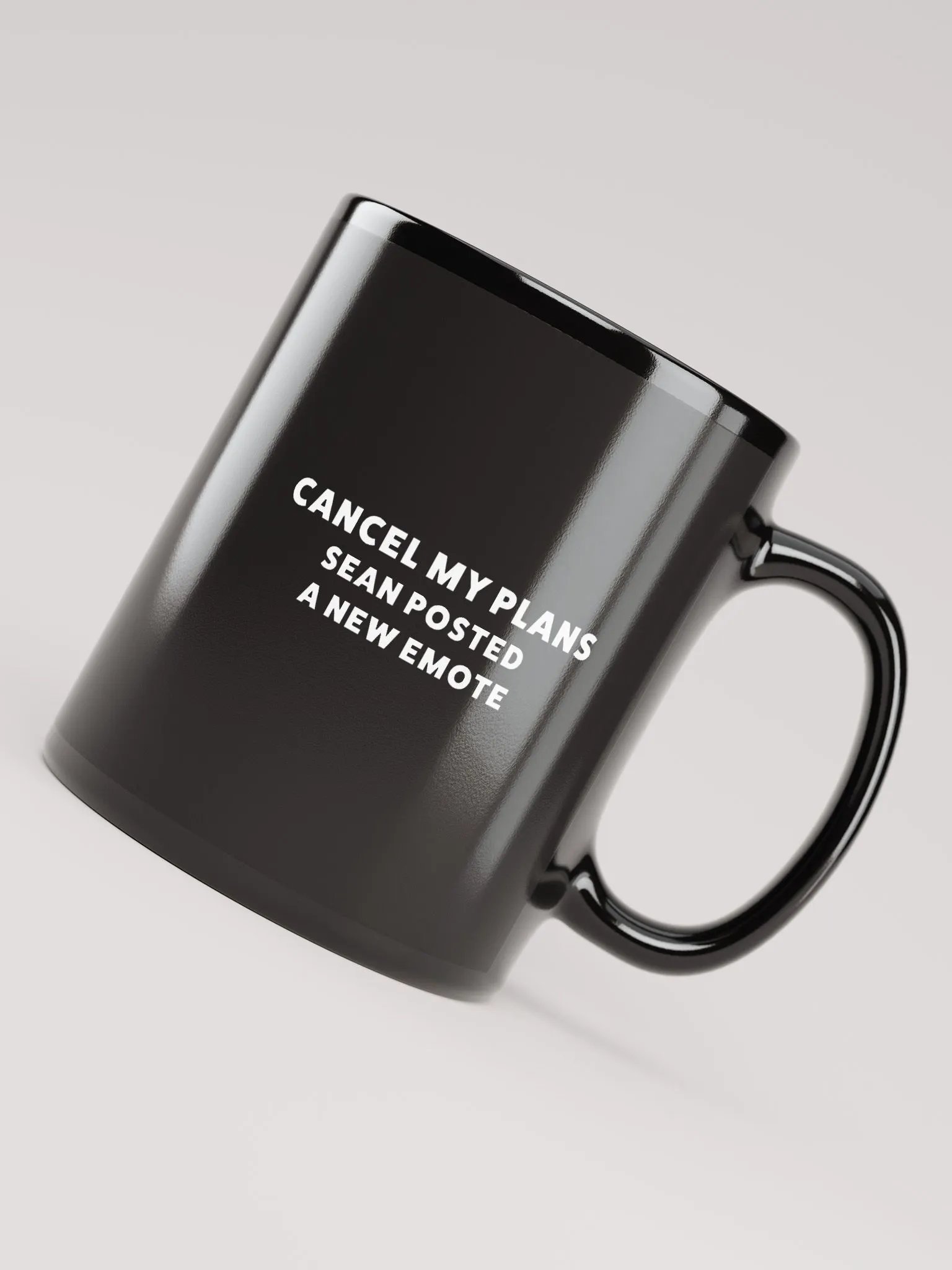 Cancel My Plans | NMS | Meme | 2 | Black Glossy Mug product image (4)