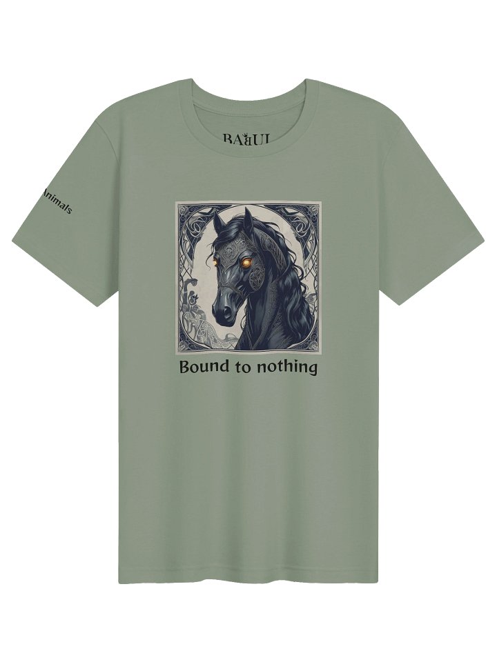 HORSE – Bound to nothing - Magic Animals T-Shirt - (front graphic) product image (1)