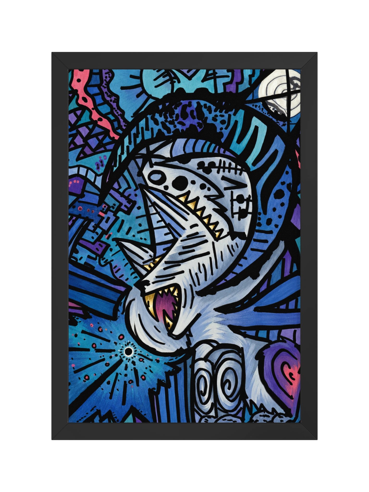 #11 Wolf Howl - Famed Print product image (1)