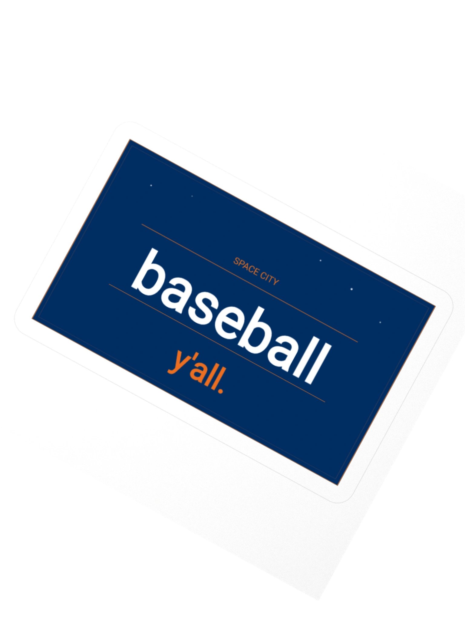 Baseball D Sticker product image (2)