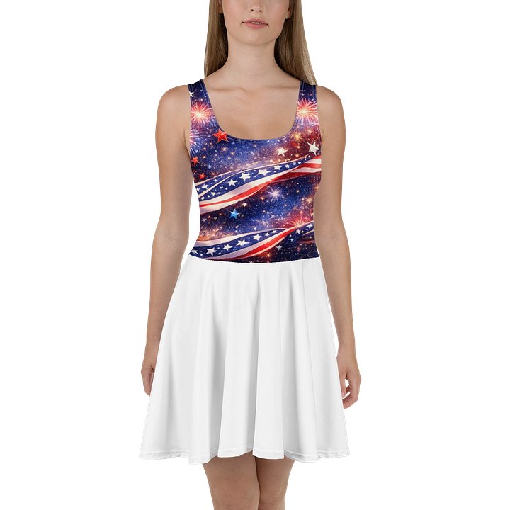 Red Truck American Skater Dress product image (1)