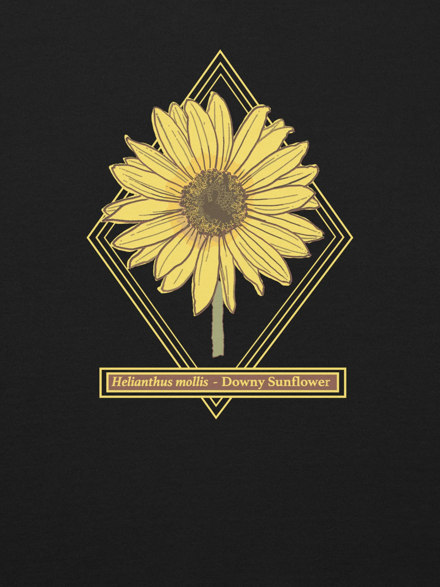 Helianthus Sunflower Unisex Crew Neck Sweatshirt product image (2)