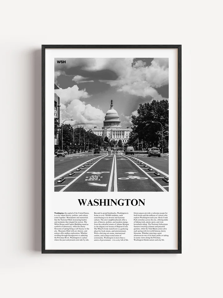 Washington 01 Newspaper Poster product image (1)