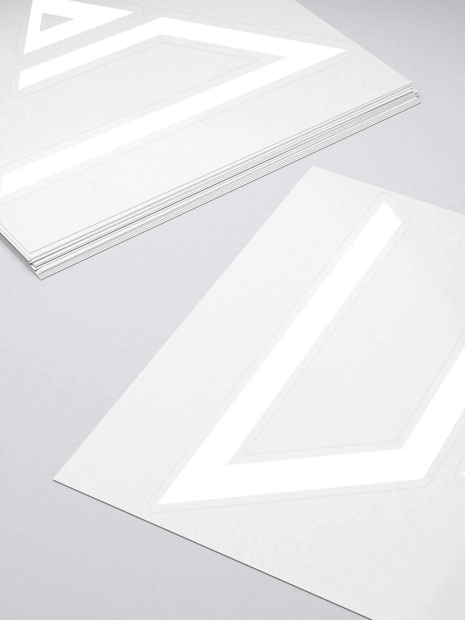 CraytoX Logo Stickers - White product image (4)