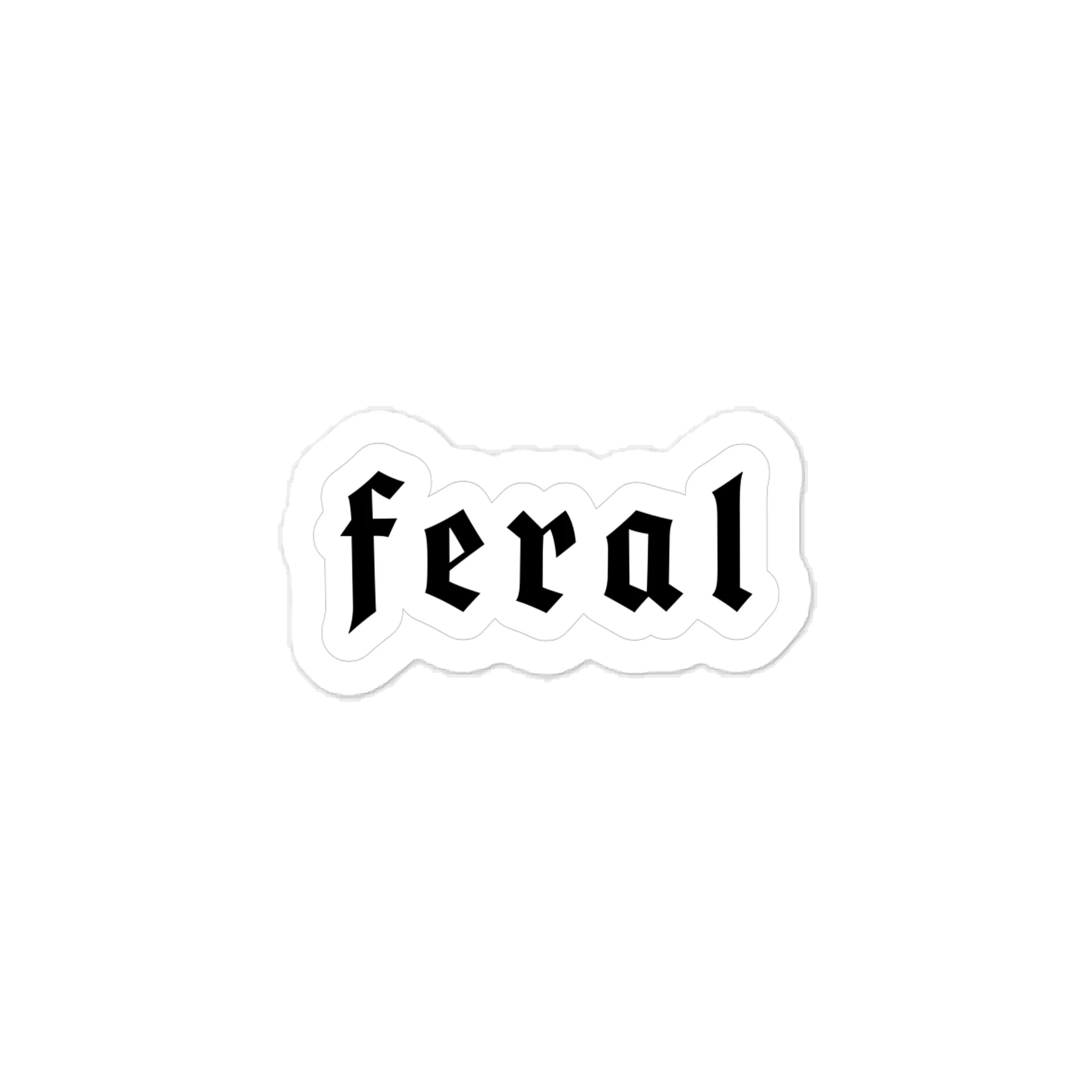 Feral || Vinyl Sticker product image (1)