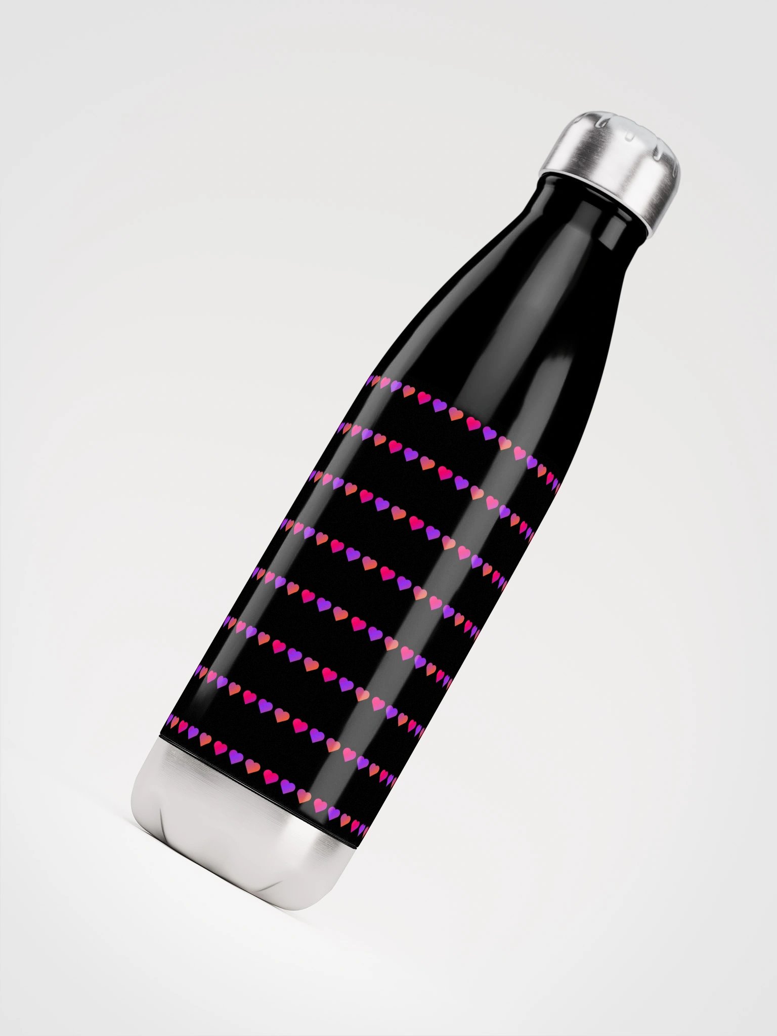 Neon Hearts Insulated Water Bottle product image (3)