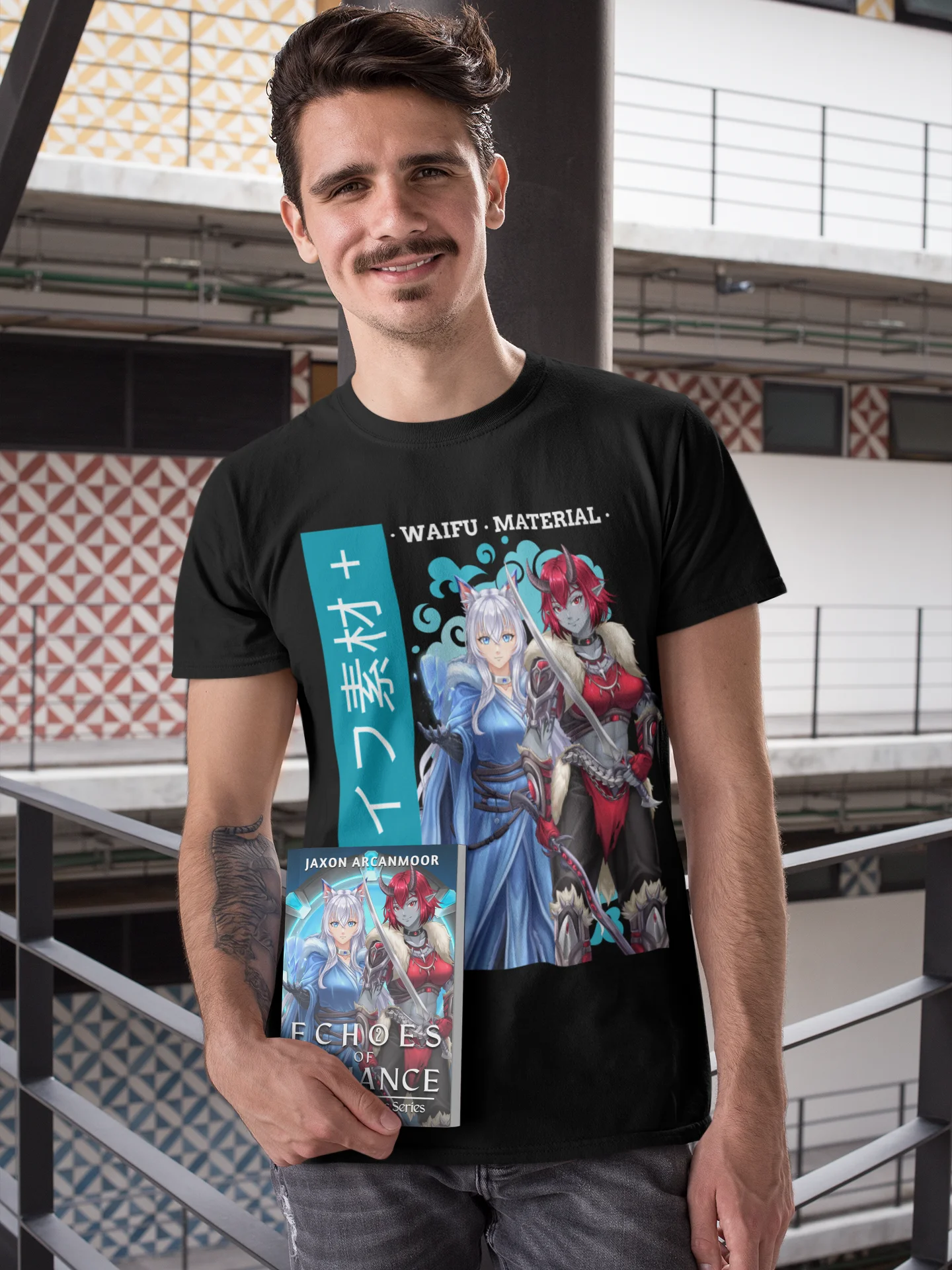 Legacy of Defiance Waifu Material T-Shirt product image (1)