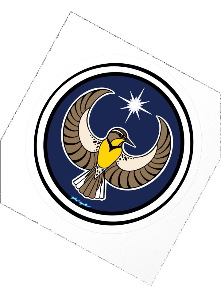 Meadowlark- Resistance. KS, MT, NE, ND, OR, WY. (sticker) product image (2)