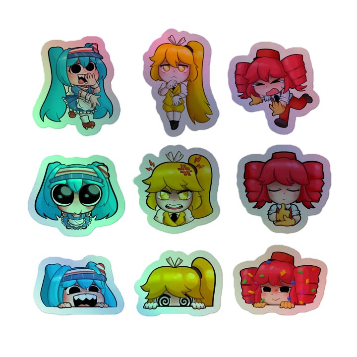 Ebaka Mesmerizer Holo Sticker Sheet product image (1)