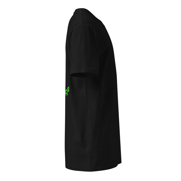 Lime Green Logo T- Shirt Front and Back with #SLF on Sleeve product image (2)
