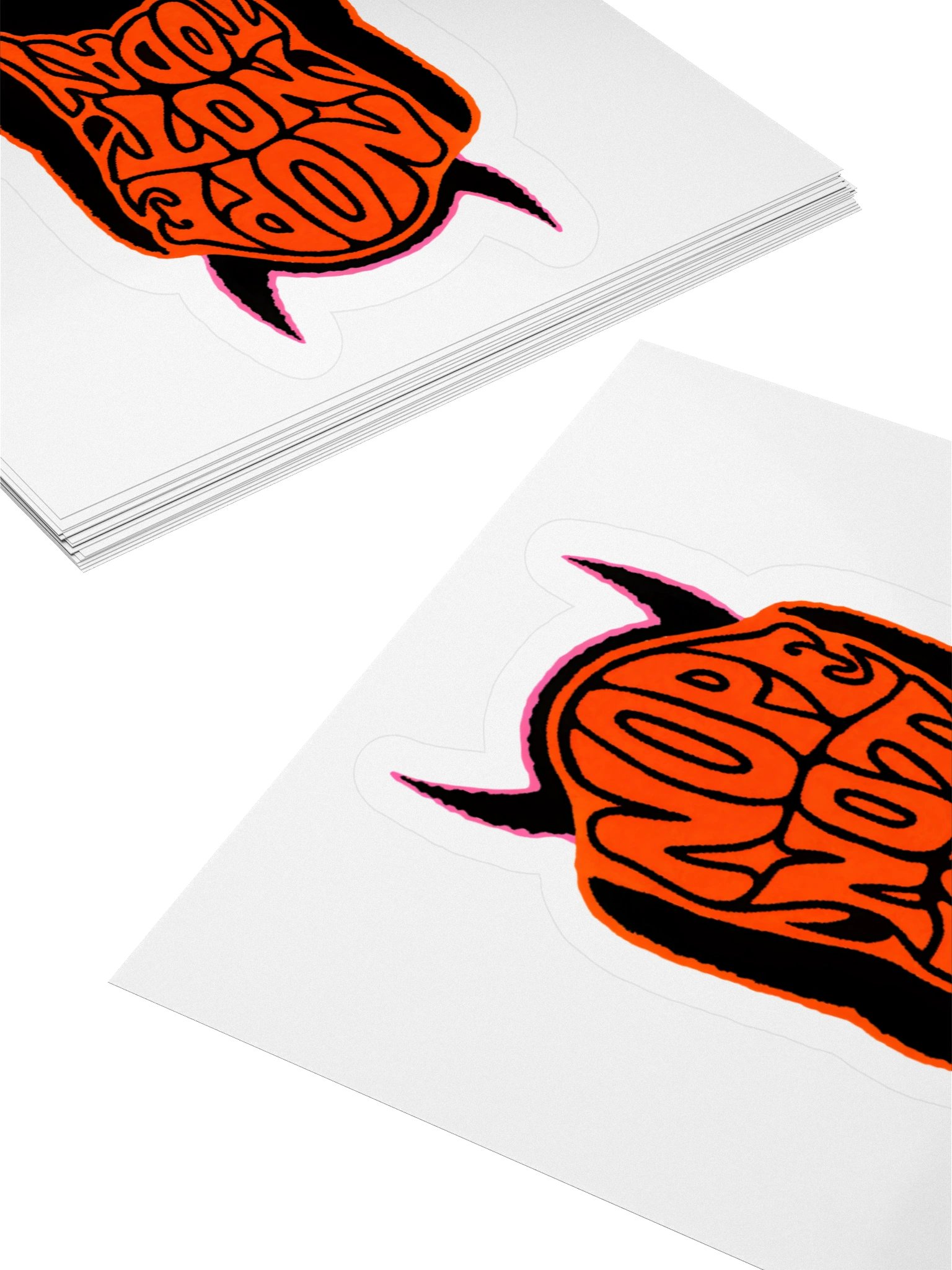 Devil 'NOPE NOT TODAY' Sticker product image (4)
