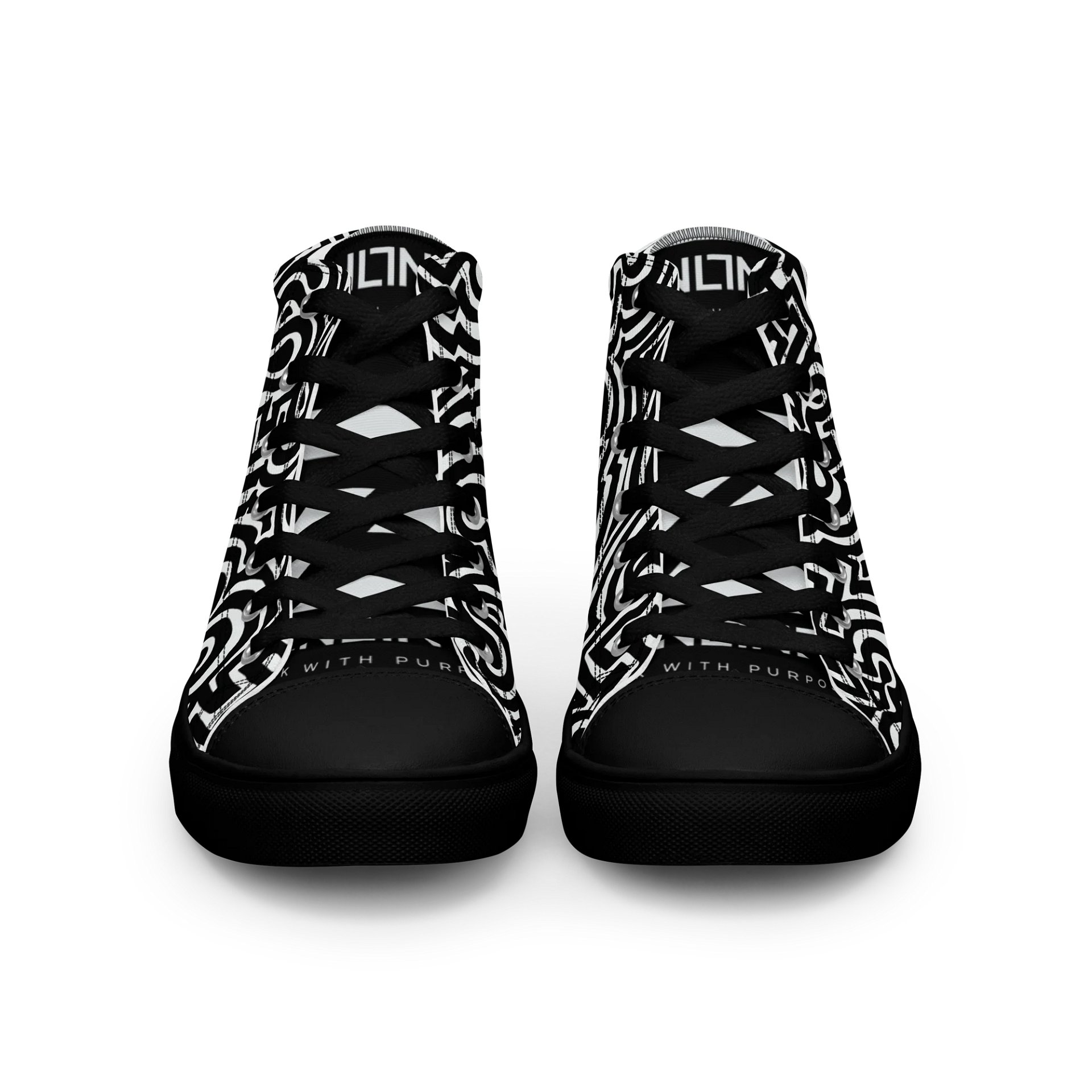 Optical Allusion Men's High Top Sneakers product image (3)