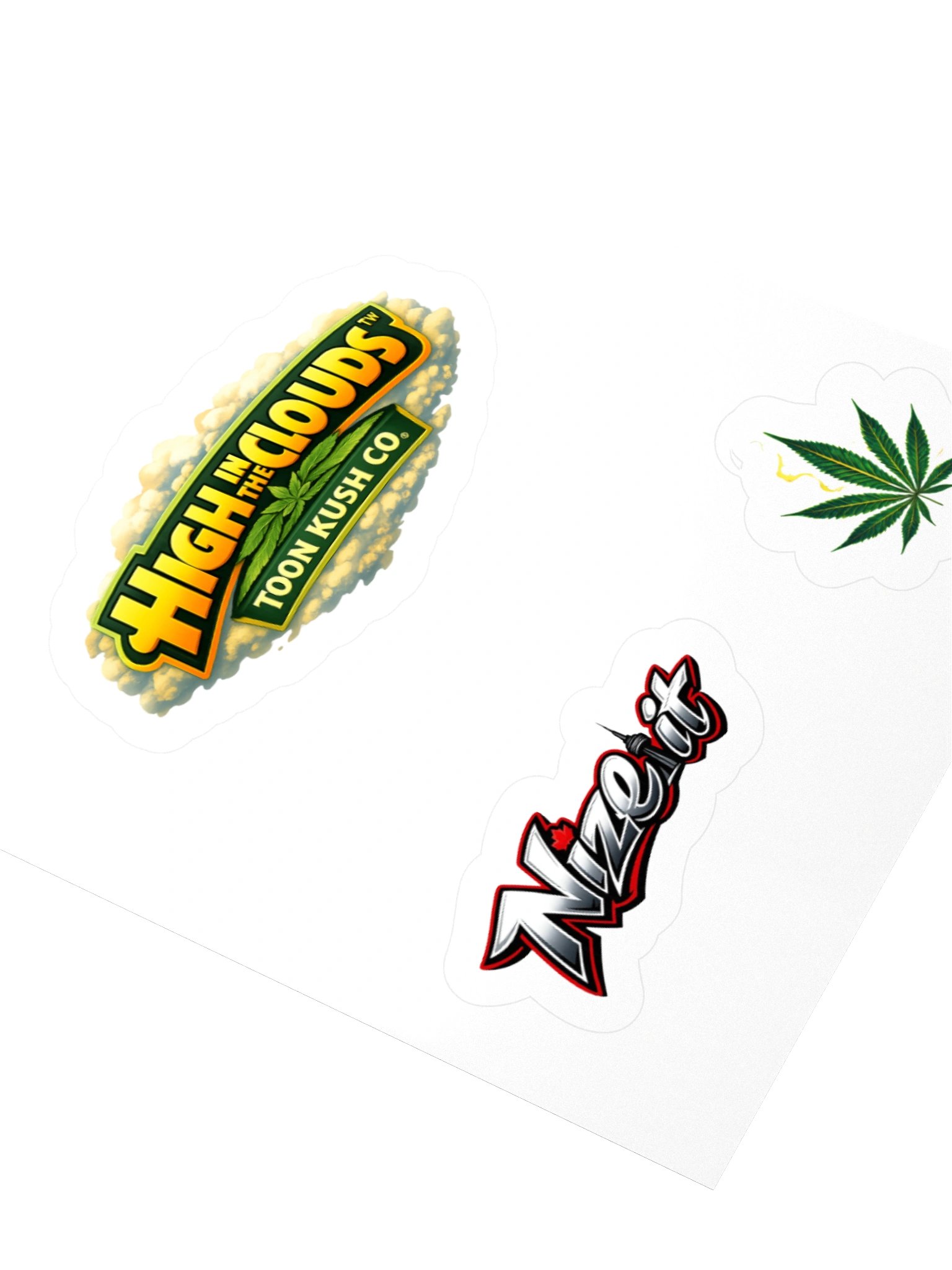 High in the Clouds™ — Toon Kush Co. Sticker Pack product image (9)