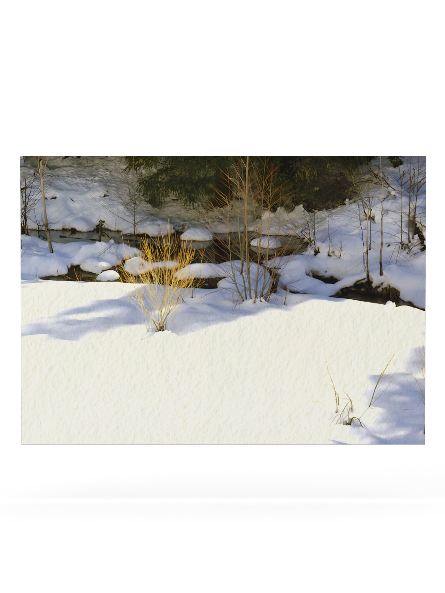 Winter Stream Snowscape Poster product image (46)