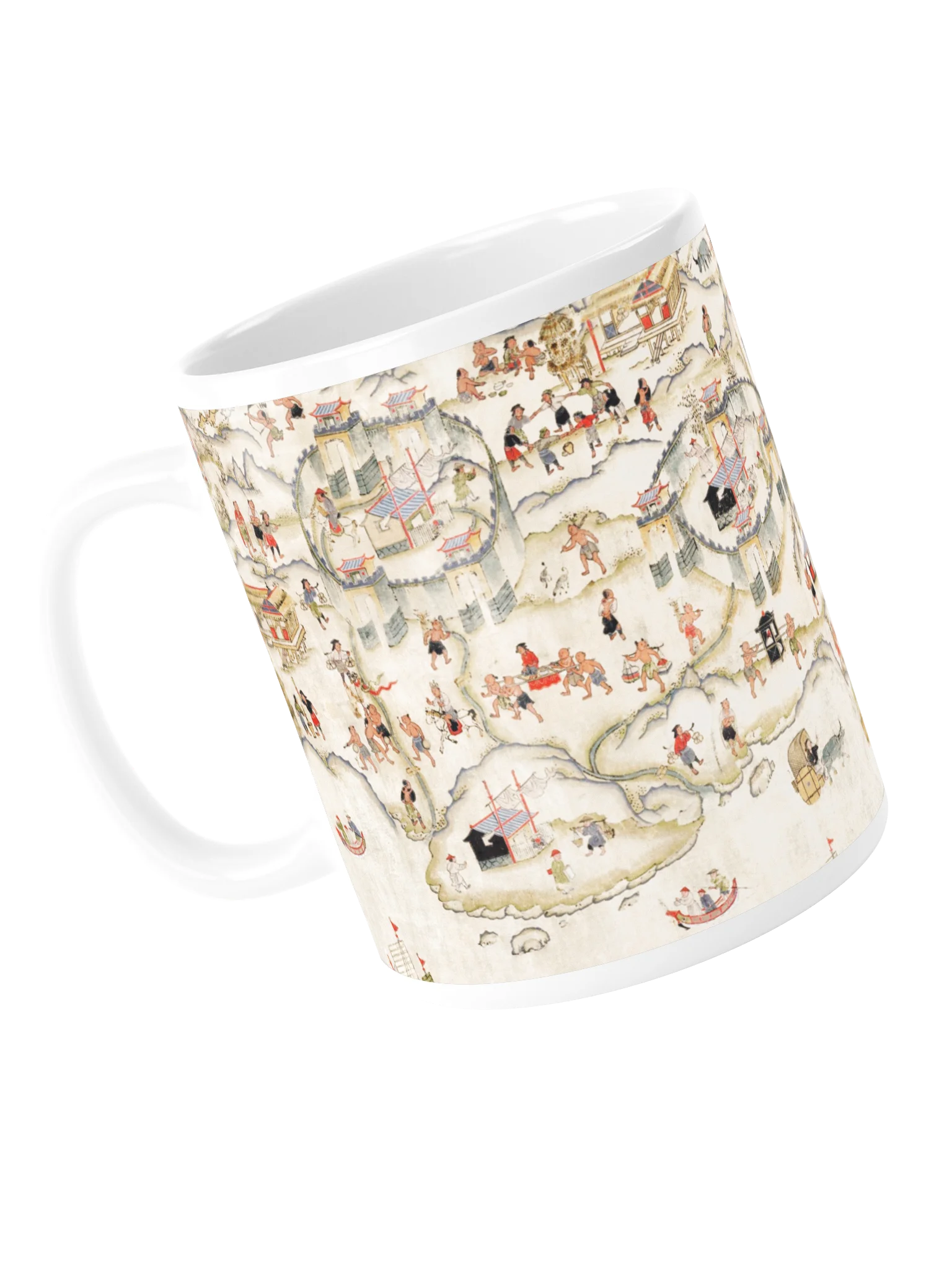 Ancient Cityscape Glossy Mug product image (5)
