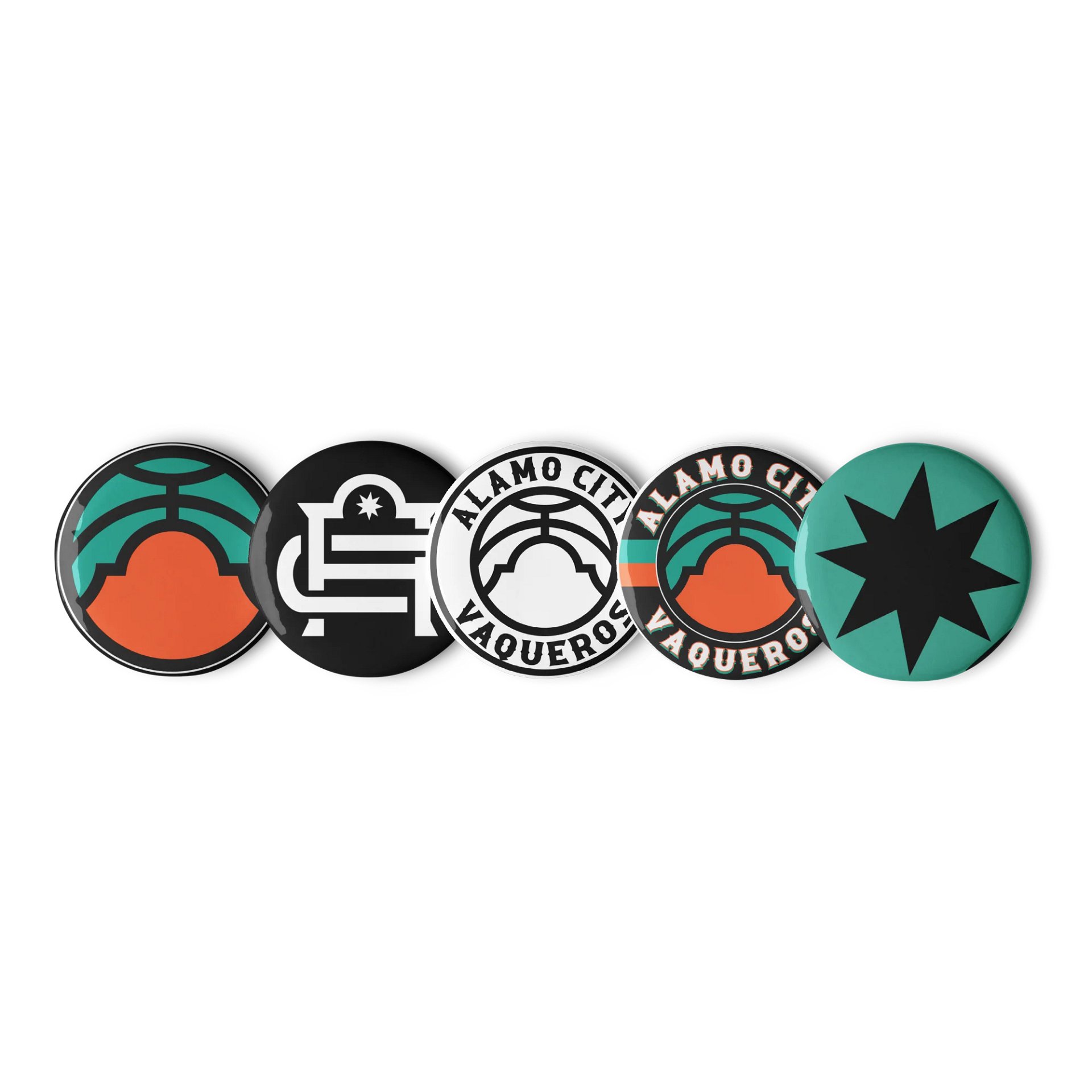 Alamo City Vaqueros 5-Piece Logo Set product image (1)