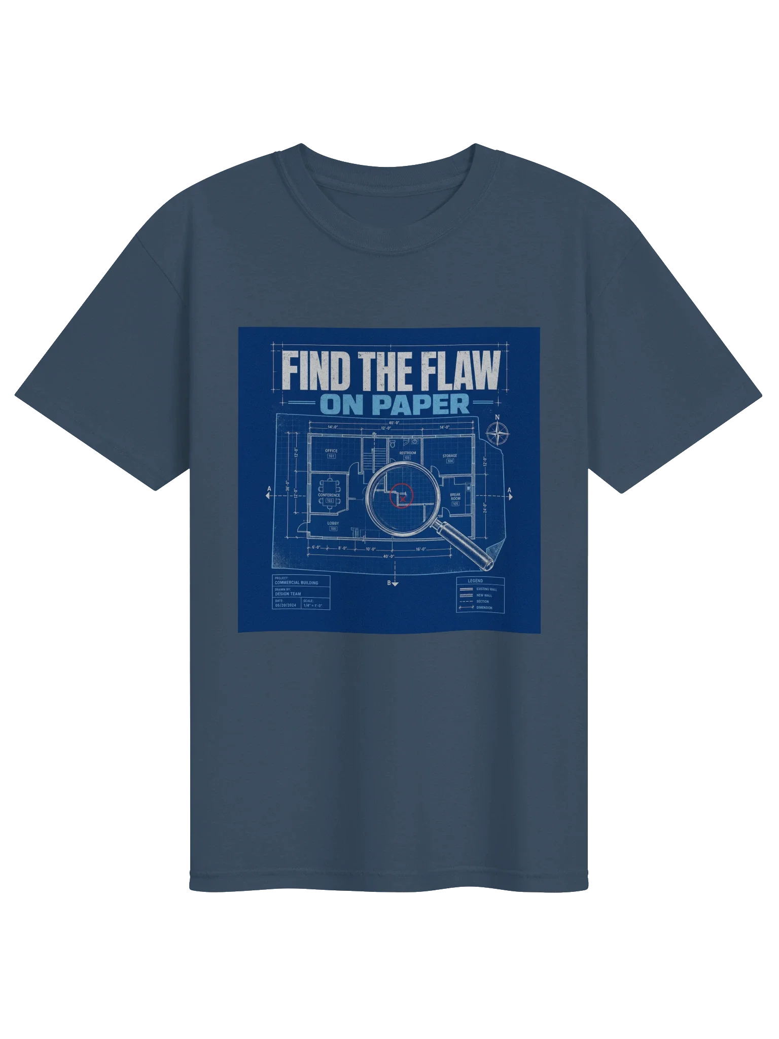 Find The Flaw On Paper Tee — view 9