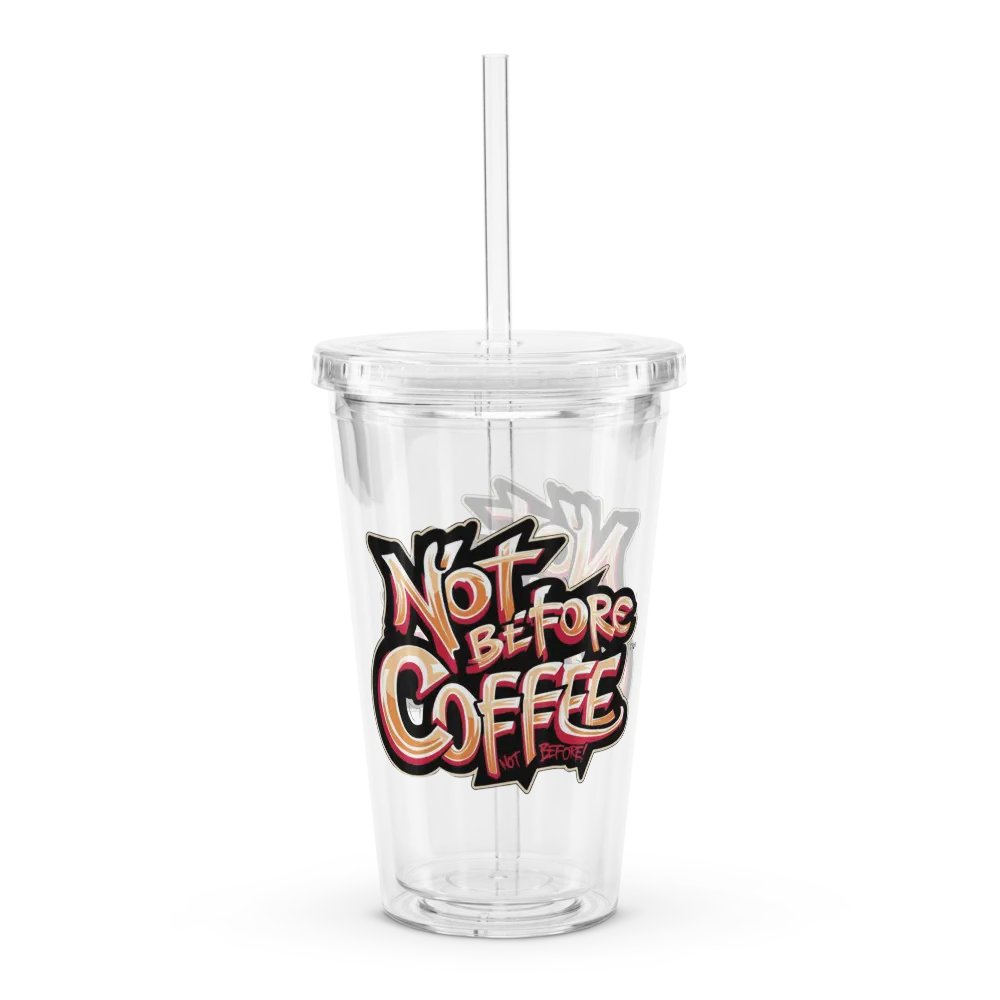 Dynamic Not Before Coffee Tumbler product image (1)
