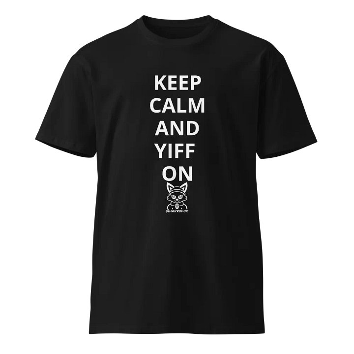 keep clam and yiff on shirt product image (1)
