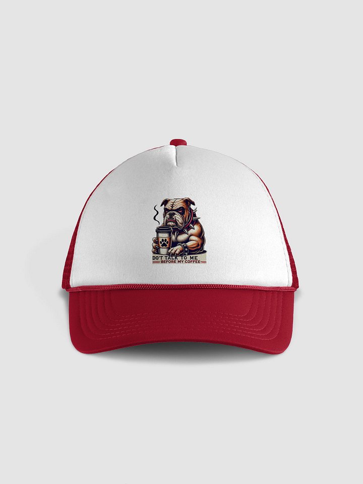 Bulldog Coffee Mood Trucker Hat product image (2)