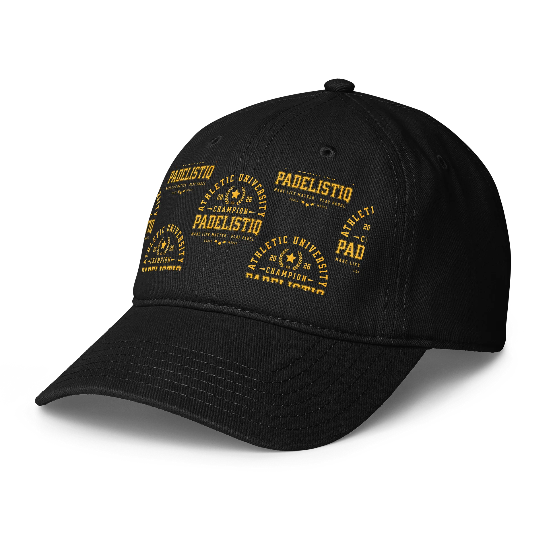 100% Cotton Champion Padel Cap EQALL® PADELISTIQ_Yellow product image (3)