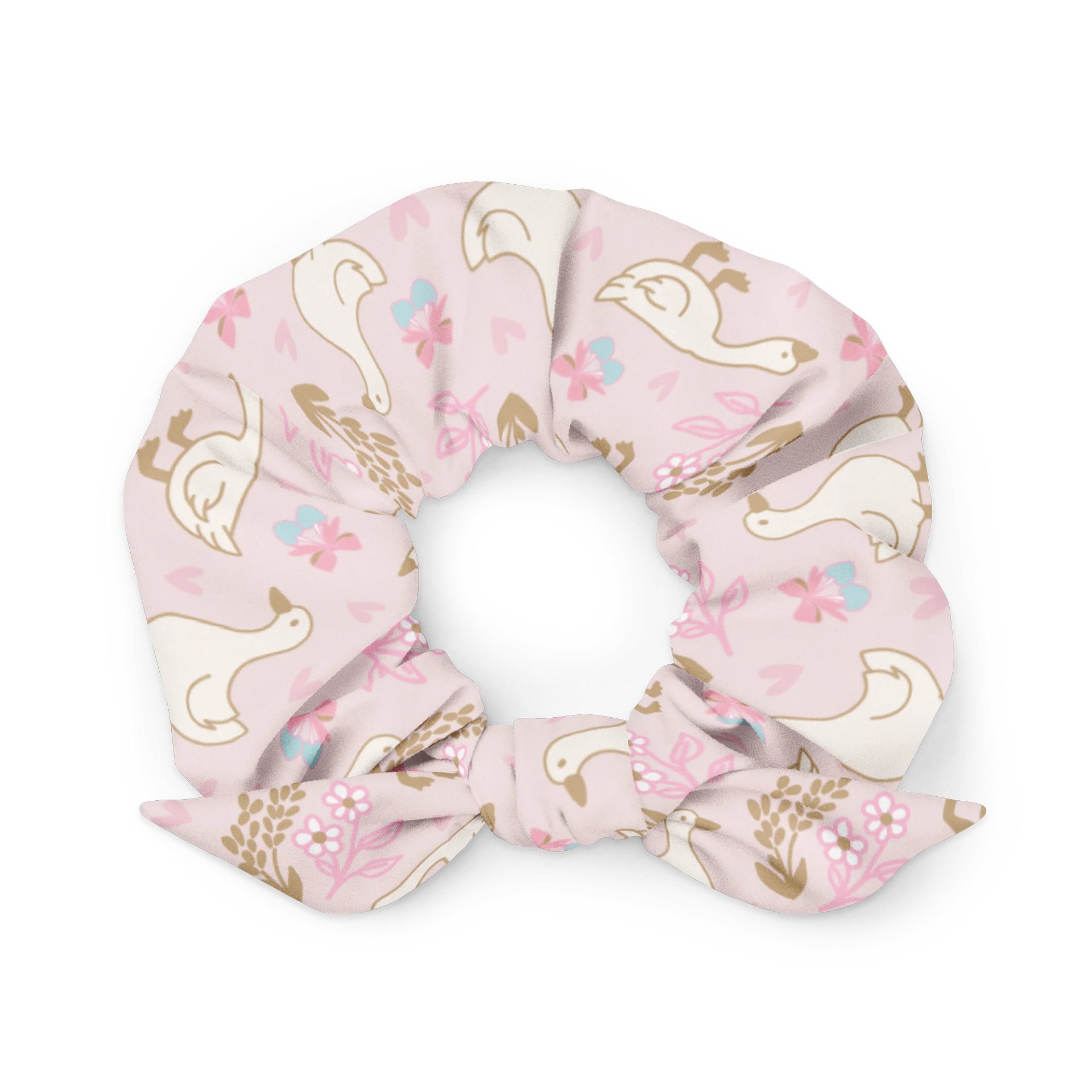 Whimsical Goose Pond All-Over Print Scrunchie product image (1)