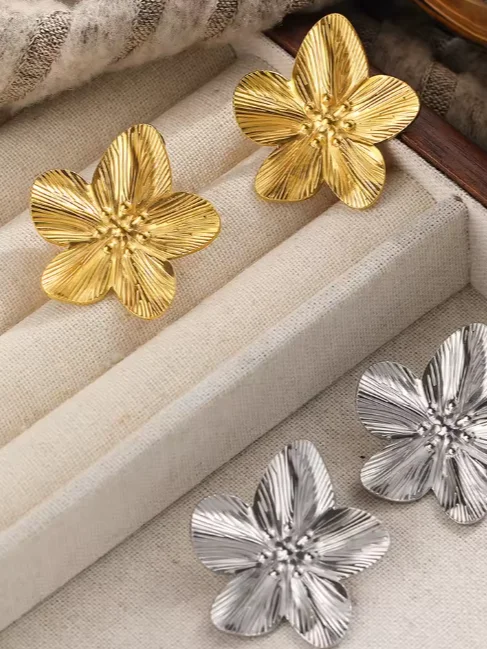 Boucles « Fleur de Lumière » - Acier Inoxydable product image (5)