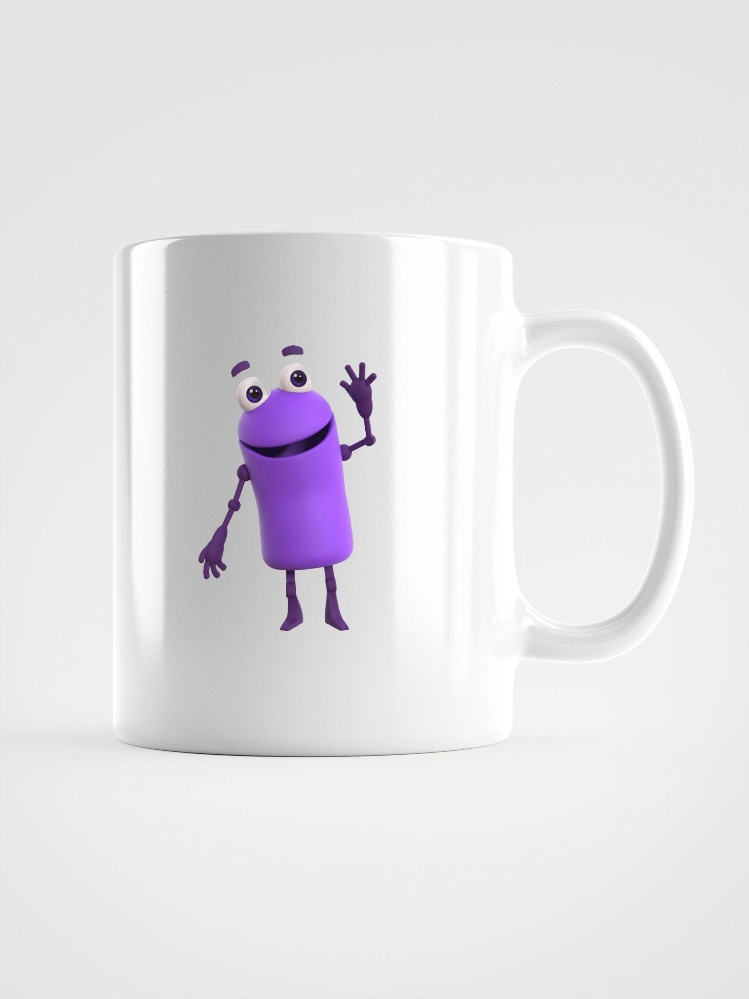 WobbleBoo White Glossy Mug product image (1)
