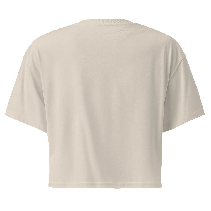 Sigma University Crop Top (Black Text) product image (22)
