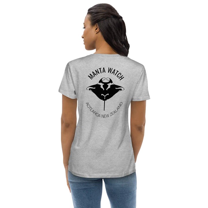 NZ Manta Tee - Black Logo (Slim) product image (2)