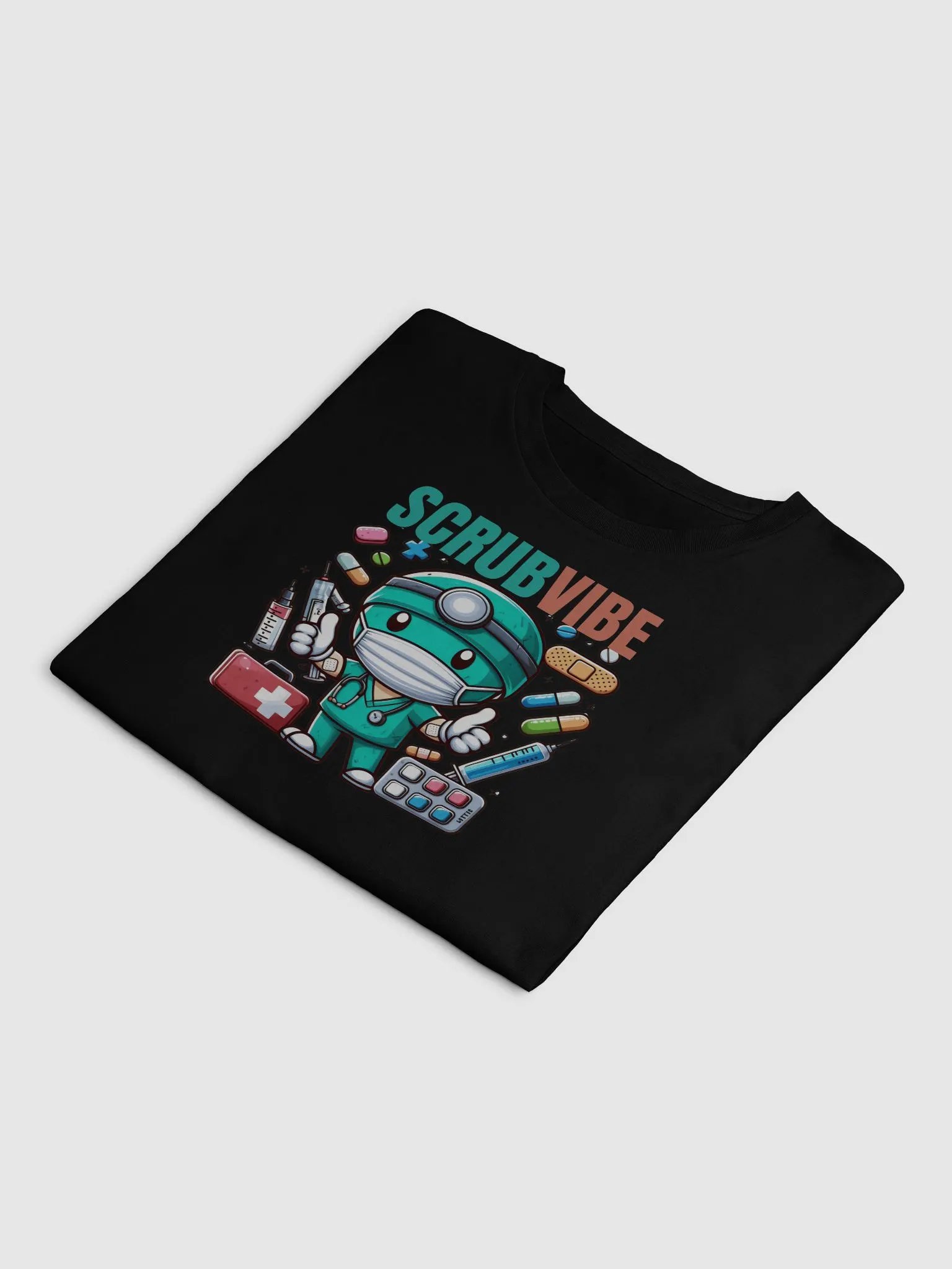 Scrubs Vibes Healthcare Hero Crop Top product image (26)