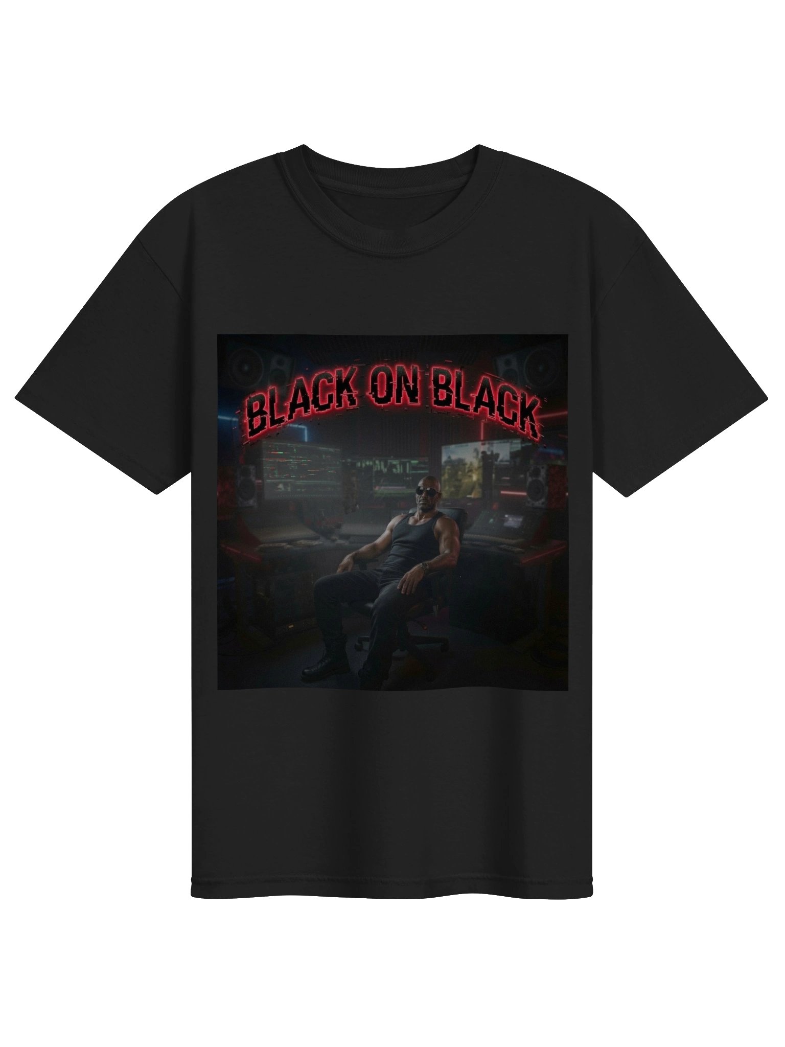 BLACK ON BLACK ~ tee product image (1)