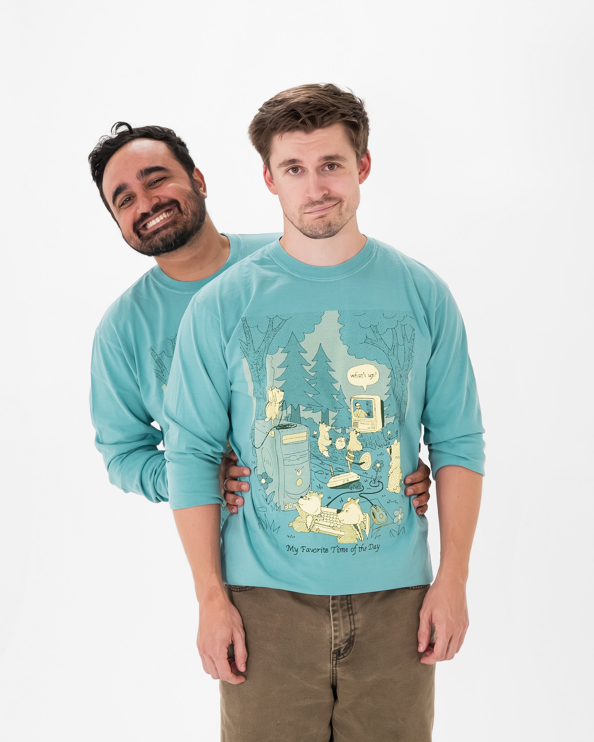 STREAM IN THE FOREST L/S- SEAFOAM product image (2)