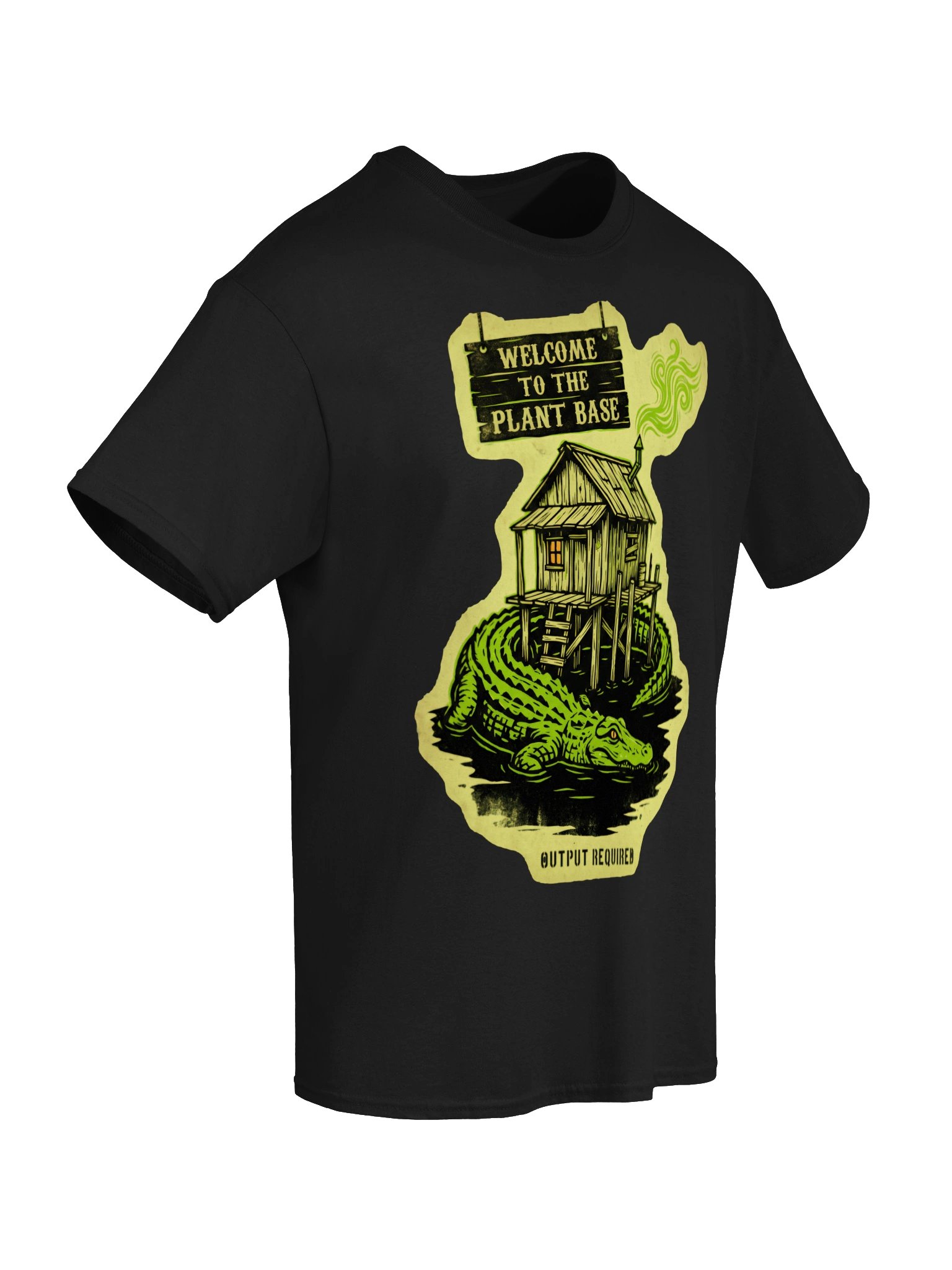 Welcome To The Plant Base Bayou Alligator Swamp Shack Louisiana T-Shirt product image (6)
