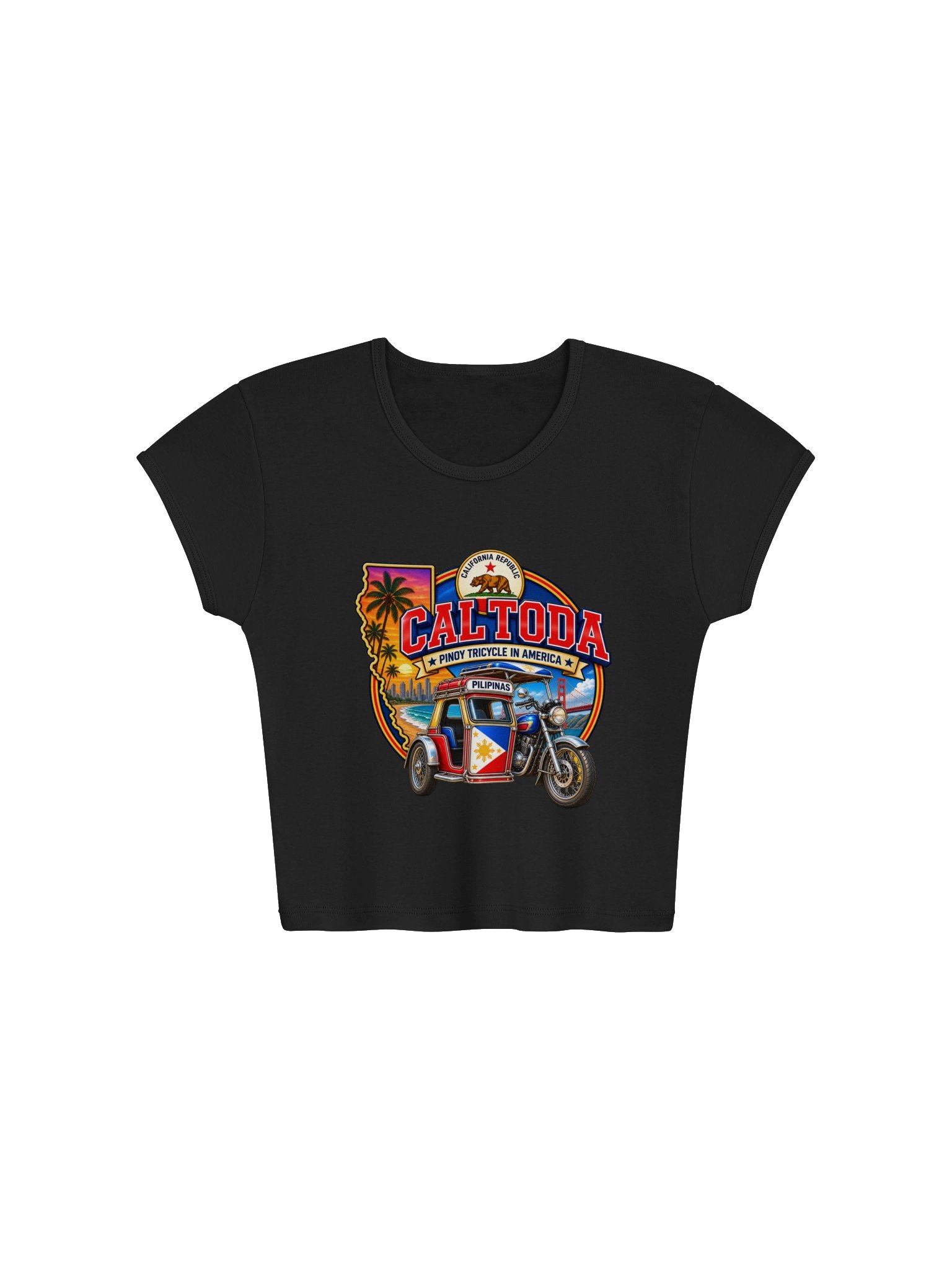 CAL TODA CROPTEE, 5 COLORS (COST=$23.64) product image (5)