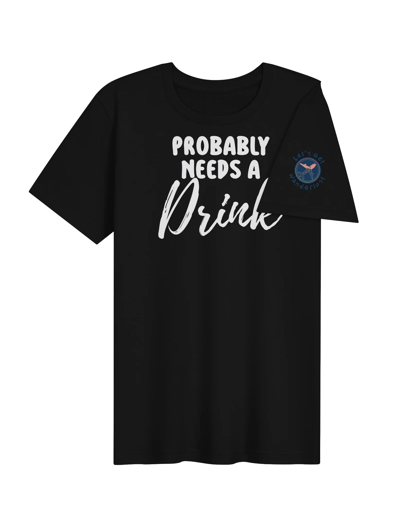 Probably Needs A Drink Script T-shirt product image (4)