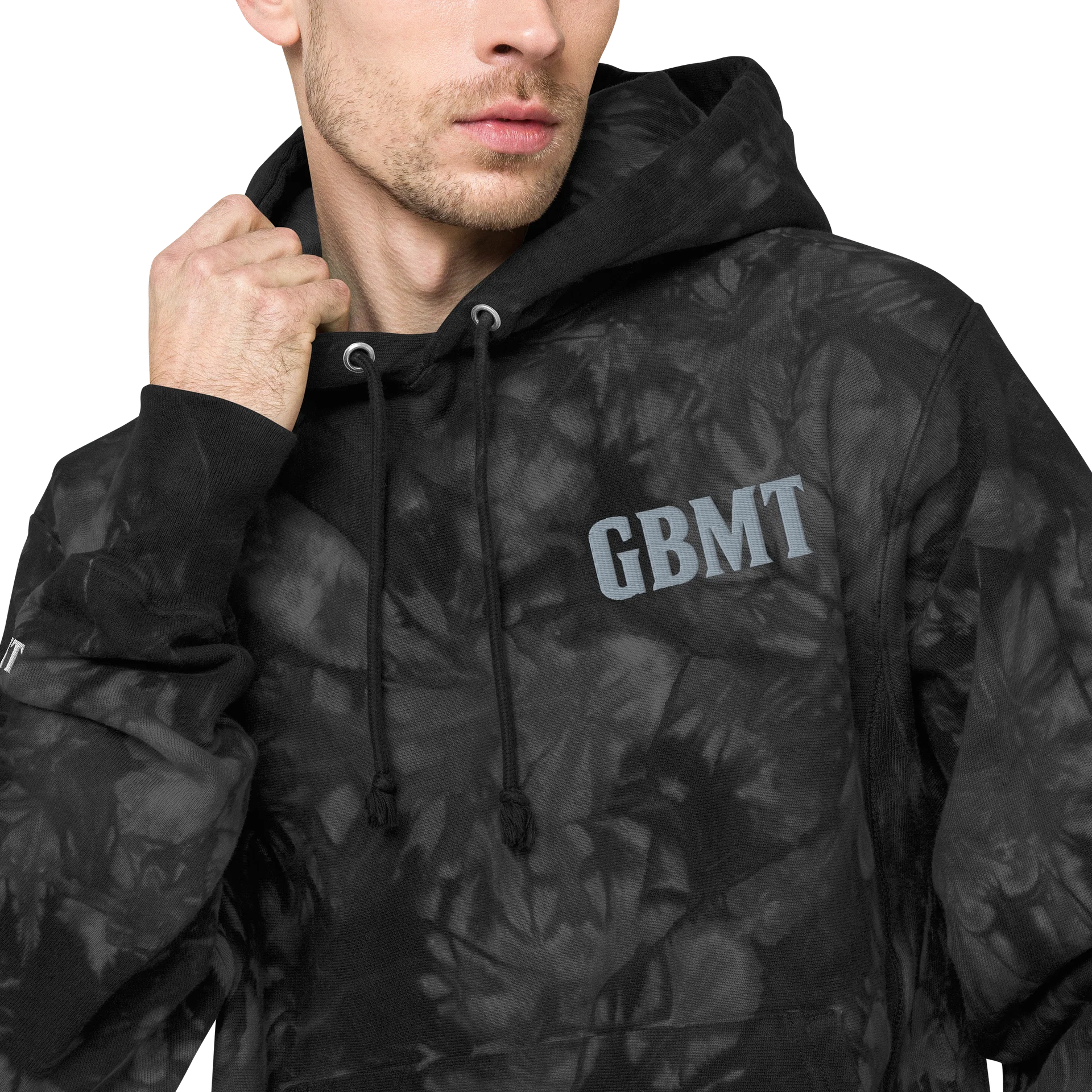 GBMT Premium Tie‑Dye Hoodie – Blackout Edition product image (4)