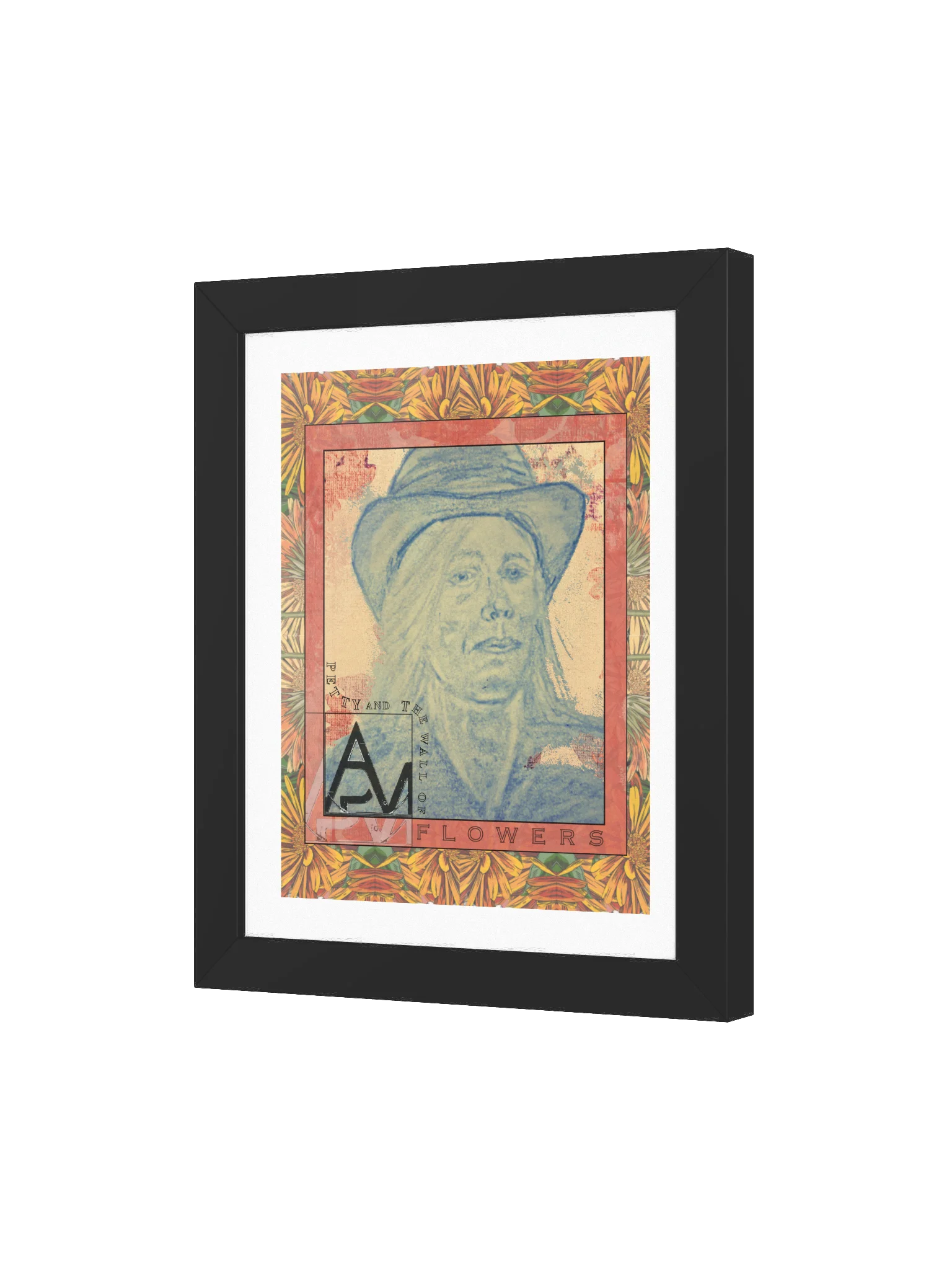 PETTY & THE WALL OF FLOWERS (Framed Art) product image (3)