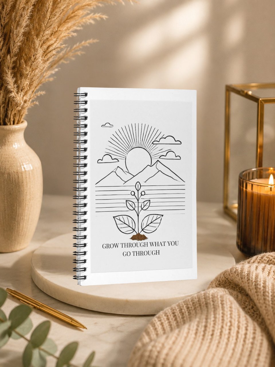 Grow Through What You Go Through- A Reflection Journal product image (1)