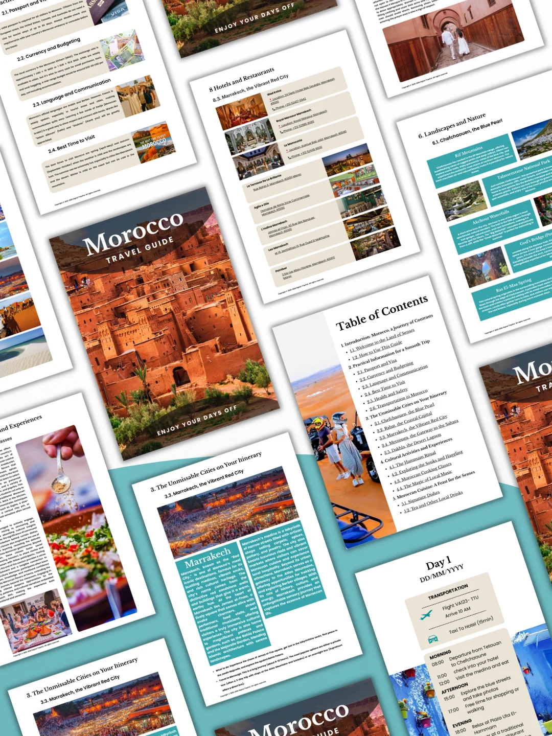 Morocco Travel Guide 2026 | 14-Day Itinerary Travel Tips & City Highlights – 52 Linked Pages | Travel Guide Ebook Interactive product image (3)