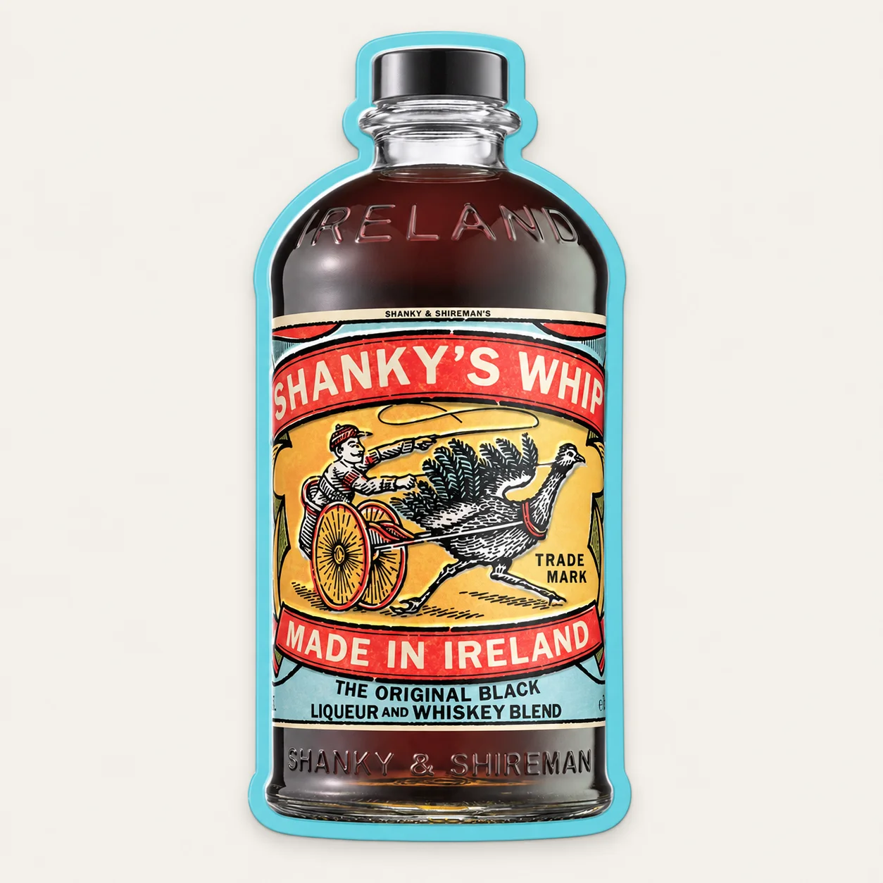 Shanky’s Whip Bottle Tin Sign product image (1)