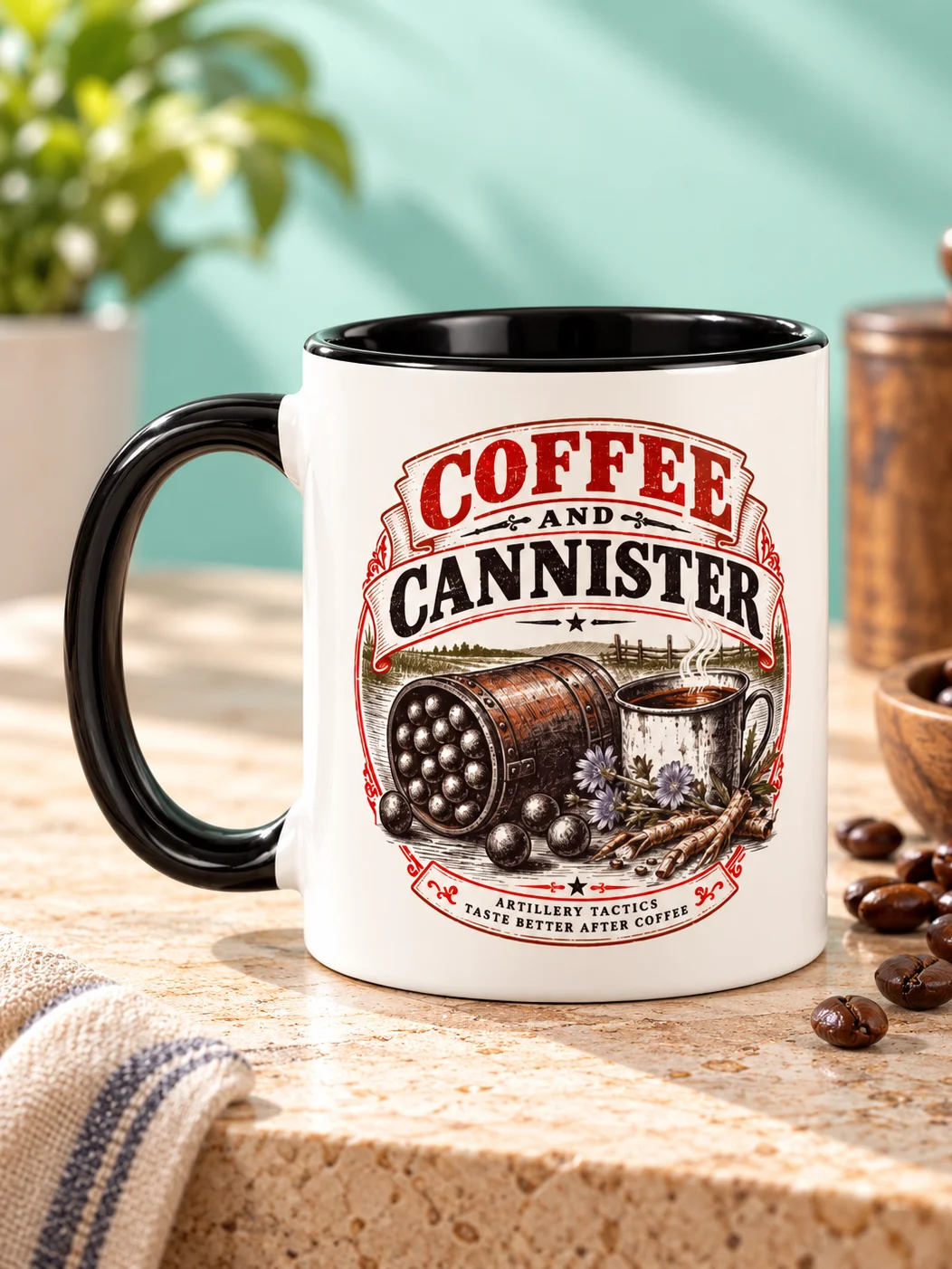 Civil War Field Rations Ceramic Mug product image (1)